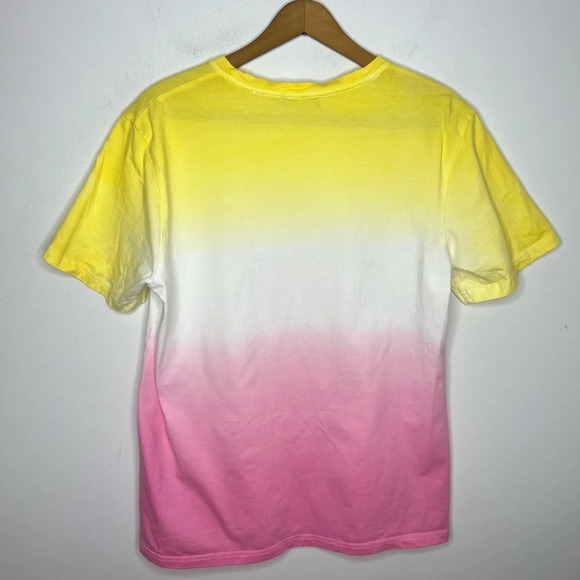 BLONDIE Ombré Modern Graphic Spellout Band T Shirt - Picture 8 of 9